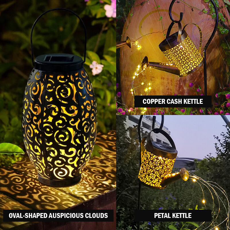 Skorter | Outdoor garden lamp in iron with solar energy