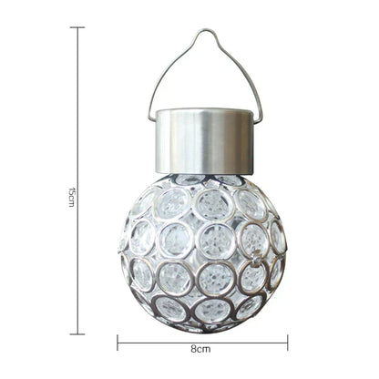 Skorter | LumiSphere - Waterproof Solar Hollow Sphere Lamp for Outdoors – LED Garden Lighting for Terrace and Balcony
