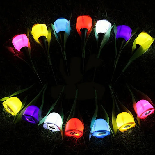Skorter | SolarTulip - Solar outdoor lighting in tulip shape for atmospheric outdoor lighting