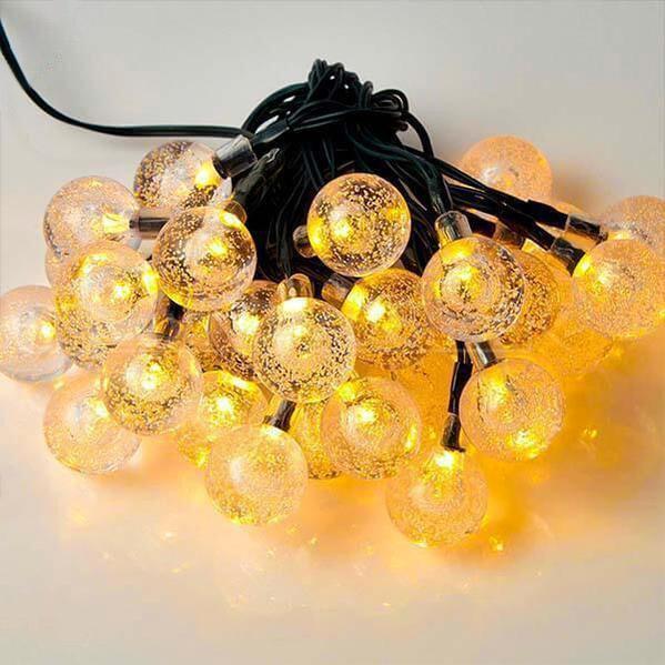 Skorter | Solar-Powered Bubble Crystal Ball Light Fixture