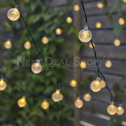 Skorter | Solar-Powered Bubble Crystal Ball Light Fixture