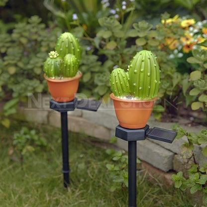 Skorter | Solar-Powered Cactus Candle Holder