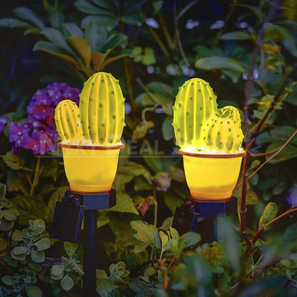 Skorter | Solar-Powered Cactus Candle Holder