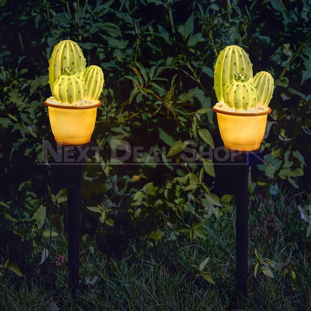 Skorter | Solar-Powered Cactus Candle Holder
