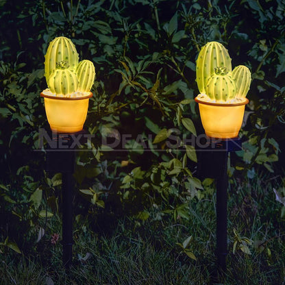Skorter | Solar-Powered Cactus Candle Holder