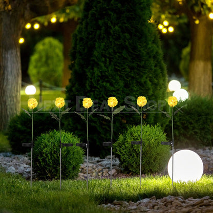 Skorter | Solar Powered Chrysanthemum Flower Stake Light