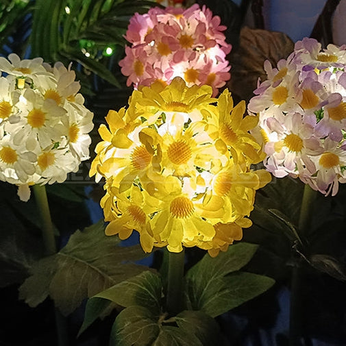 Skorter | Solar Powered Chrysanthemum Flower Stake Light