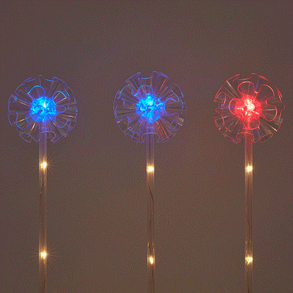 Skorter | Solar-powered Color-changing LED Dandelion 3-piece Plug Set