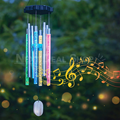 Skorter | Solar-Powered Colorful Wind Chime Light