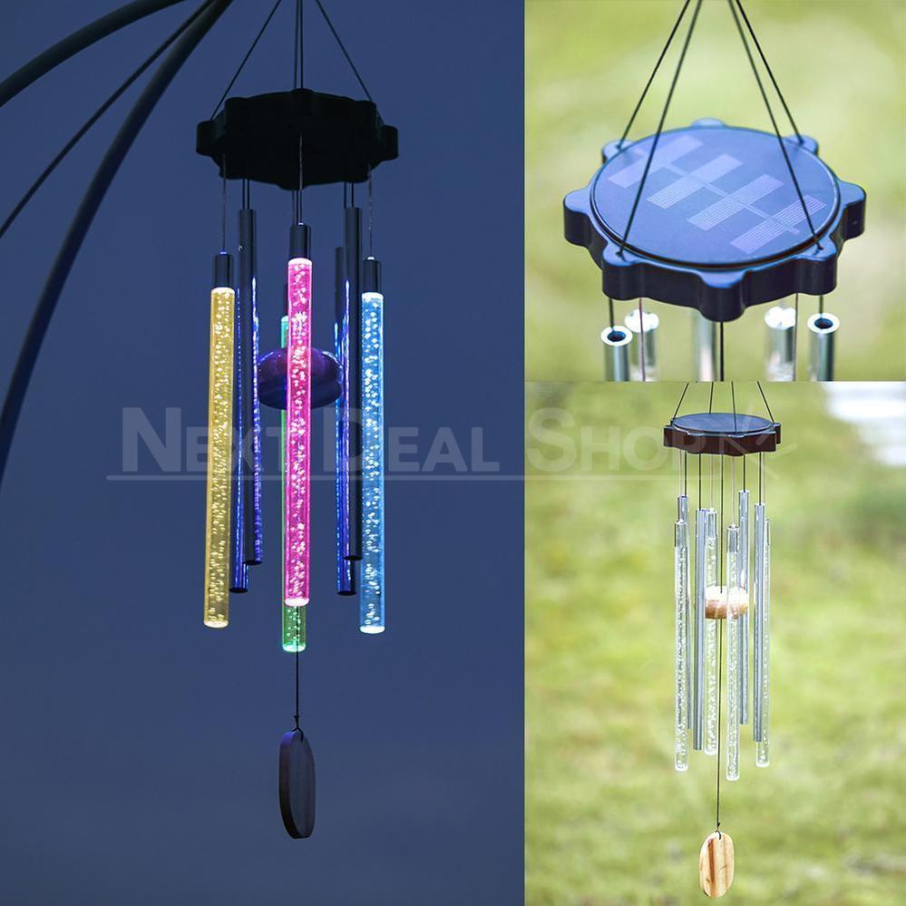 Skorter | Solar-Powered Colorful Wind Chime Light