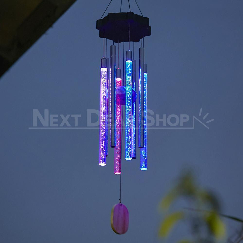 Skorter | Solar-Powered Colorful Wind Chime Light