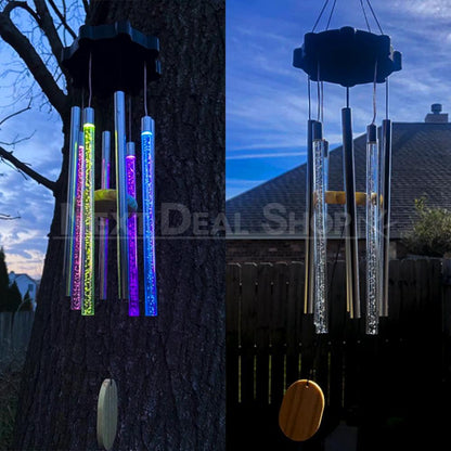Skorter | Solar-Powered Colorful Wind Chime Light