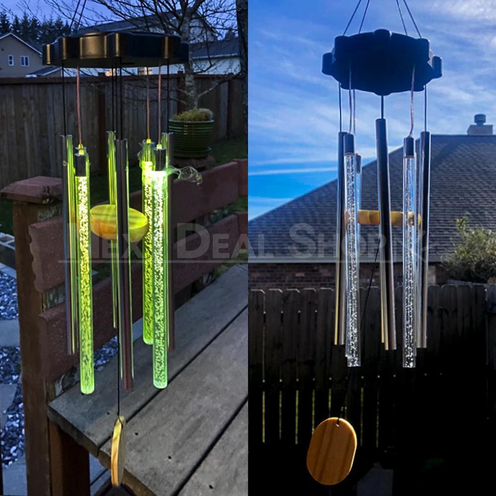 Skorter | Solar-Powered Colorful Wind Chime Light
