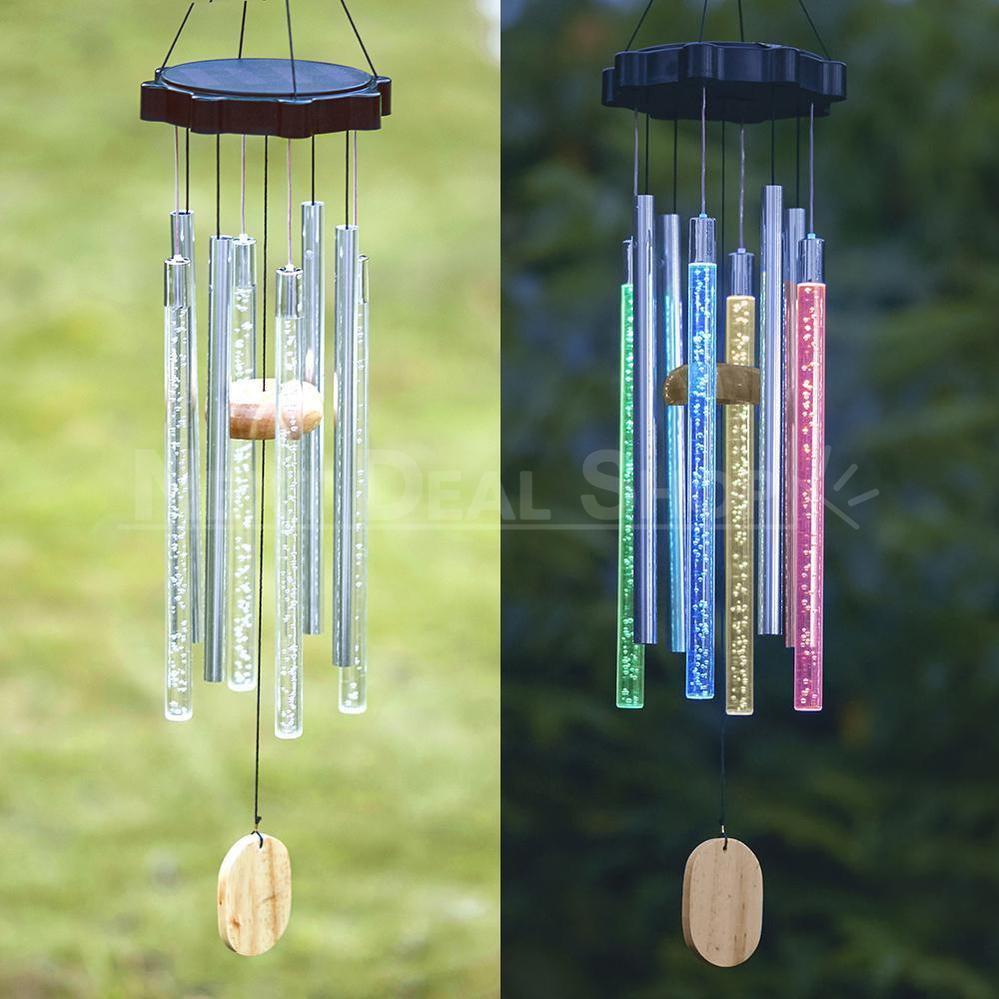 Skorter | Solar-Powered Colorful Wind Chime Light