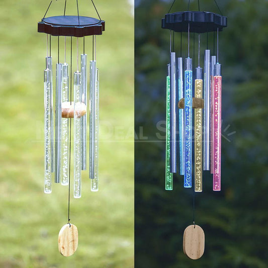 Skorter | Solar-Powered Colorful Wind Chime Light