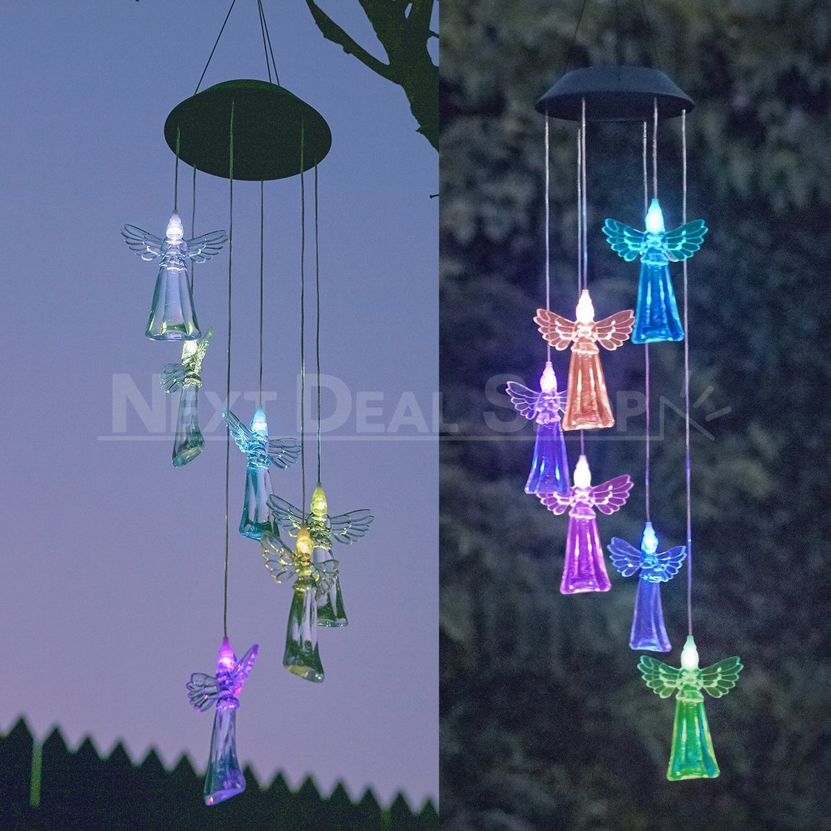Skorter | Solar-powered hanging angel light