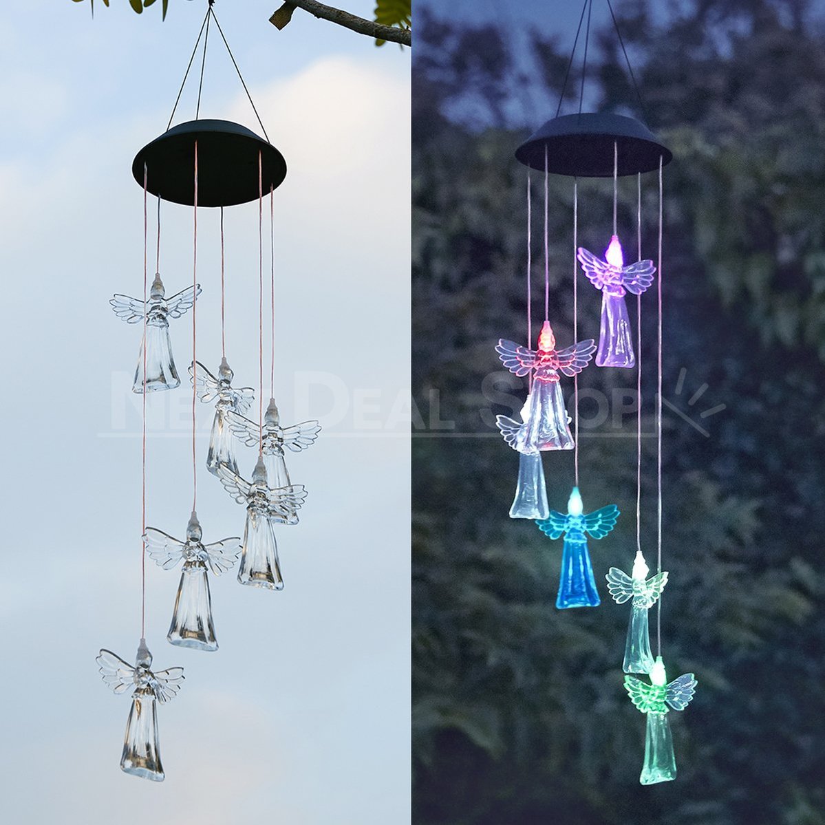 Skorter | Solar-powered hanging angel light