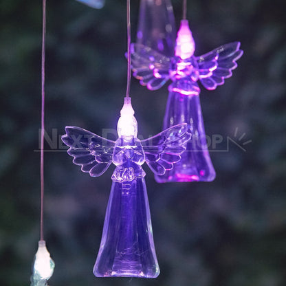 Skorter | Solar-powered hanging angel light