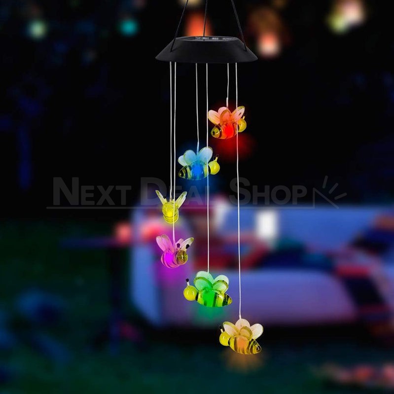 Skorter | Solar-powered hanging bee light