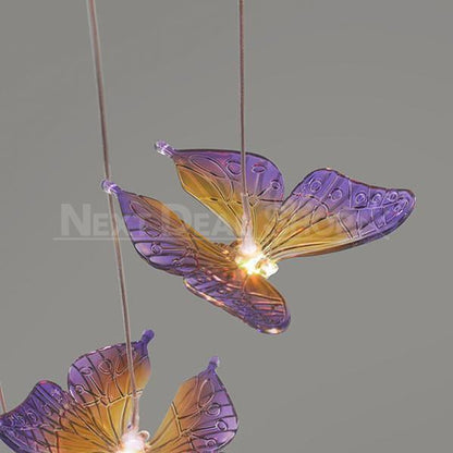 Skorter | Solar powered hanging butterfly lights
