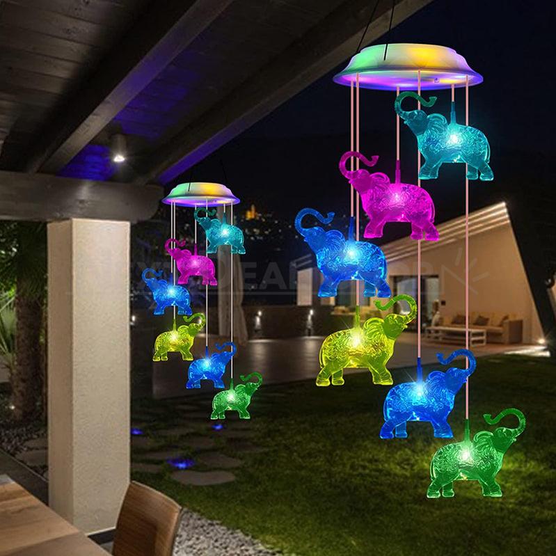 Skorter | Solar-powered hanging elephant light