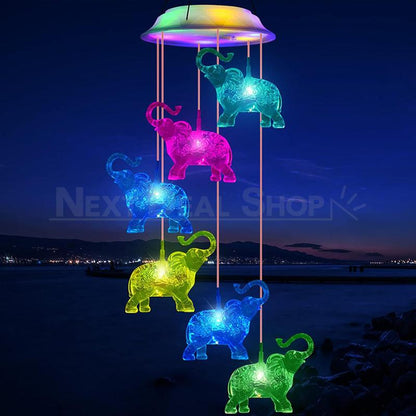 Skorter | Solar-powered hanging elephant light