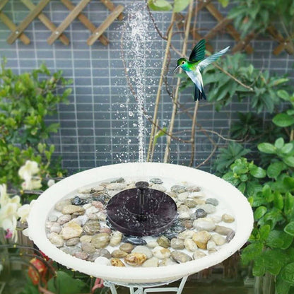 Skorter | Solar Powered Simple Bird Fountain Set - Great Addition to Your Garden!
