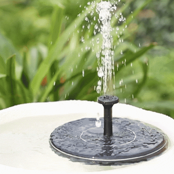 Skorter | Solar Powered Simple Bird Fountain Set - Great Addition to Your Garden!