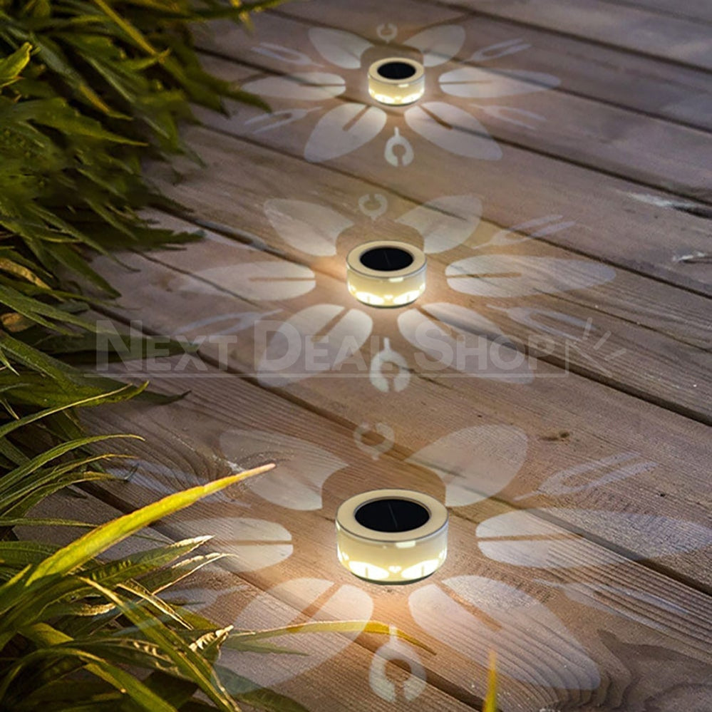Skorter | Solar Powered Flower Pattern Path Lighting