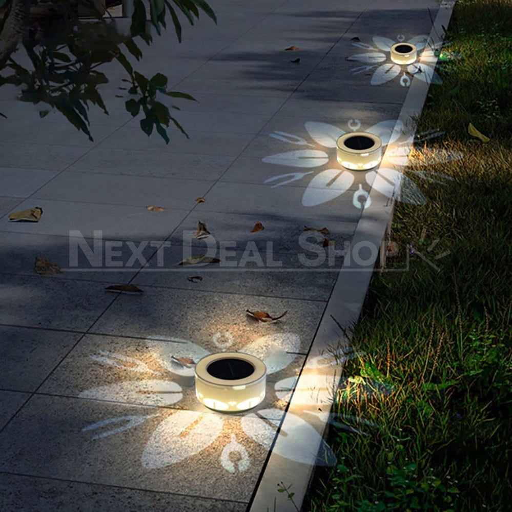 Skorter | Solar Powered Flower Pattern Path Lighting