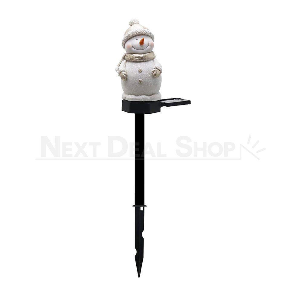 Skorter | Solar Powered Snowman Garden Stake