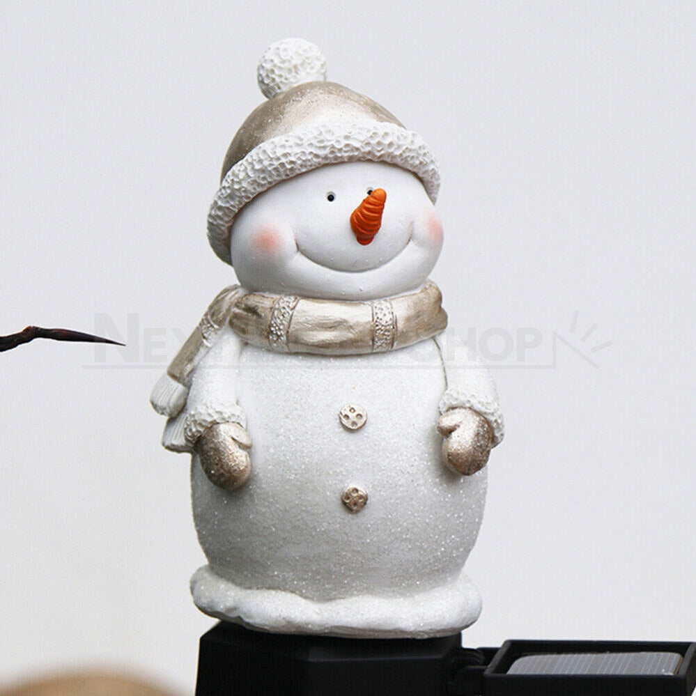 Skorter | Solar Powered Snowman Garden Stake