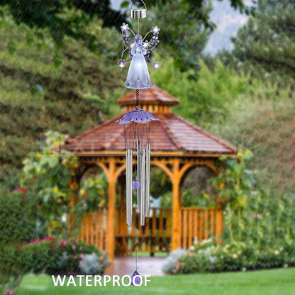 Skorter | Solar Powered Hanging Angel Wind Chime