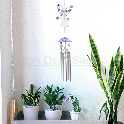 Skorter | Solar Powered Hanging Angel Wind Chime