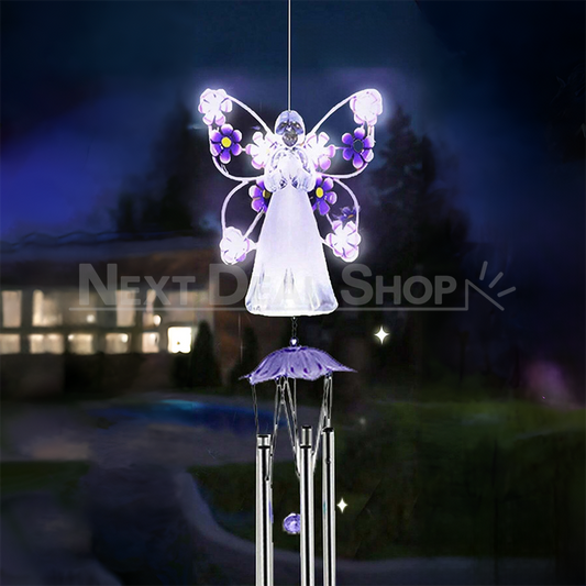 Skorter | Solar Powered Hanging Angel Wind Chime