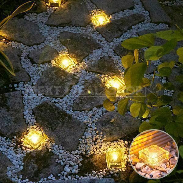 Skorter | Soldriven väglampa i tung tegelsten - Kraftig utomhuslampa!