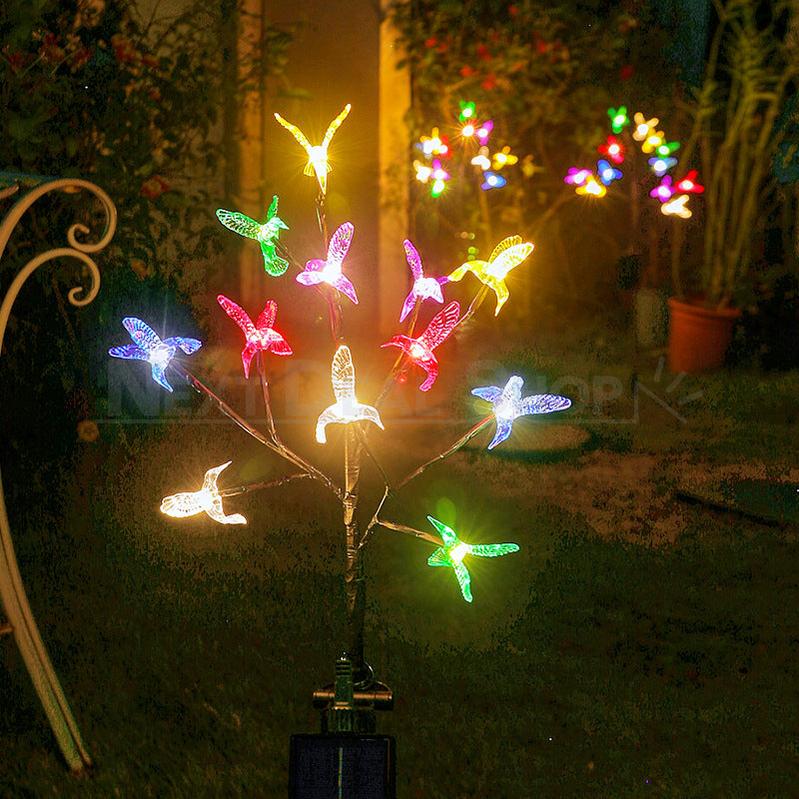 Skorter | Solar Powered Hummingbird Garden Stake Light