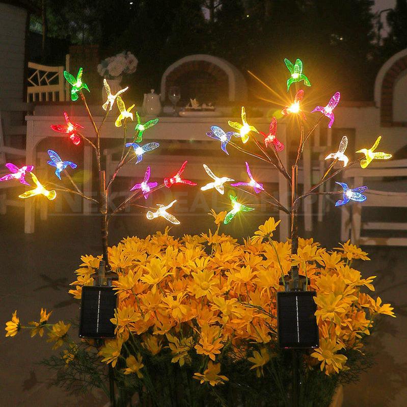 Skorter | Solar Powered Hummingbird Garden Stake Light