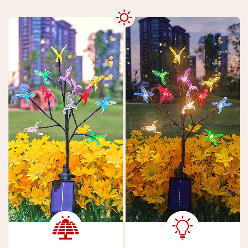 Skorter | Solar Powered Hummingbird Garden Stake Light