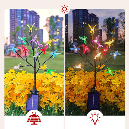 Skorter | Solar Powered Hummingbird Garden Stake Light