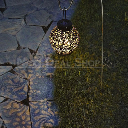 Skorter | Solar-powered iron lantern