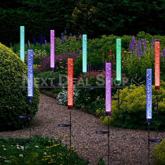 Skorter | Solar-powered LED color-changing bubble light