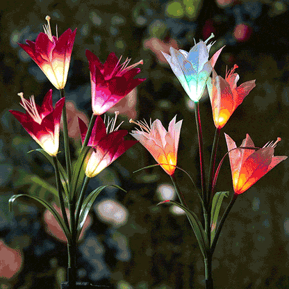 Skorter | Solar-powered LED Flower Stake Light
