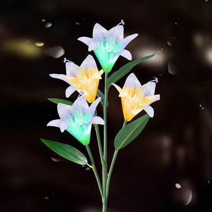 Skorter | Solar Powered LED Lily Flower Stake Light