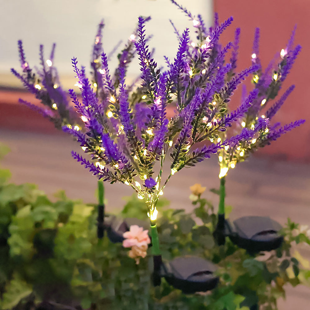 Skorter | Solar-Powered Lavender Flower Stake Light