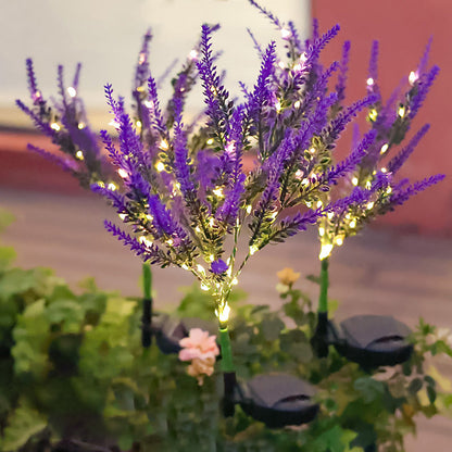 Skorter | Solar-Powered Lavender Flower Stake Light
