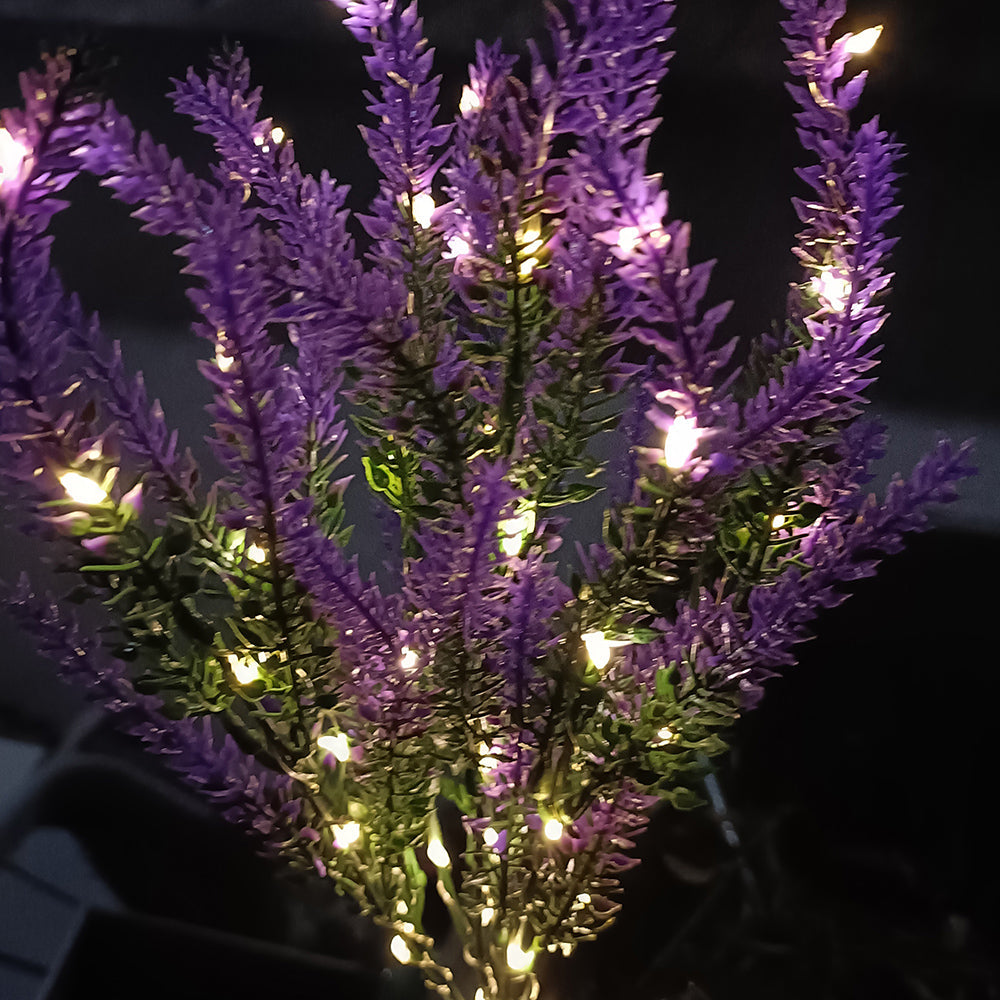 Skorter | Solar-Powered Lavender Flower Stake Light