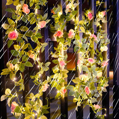 Skorter | Solar powered LED Rose Fairy Light String