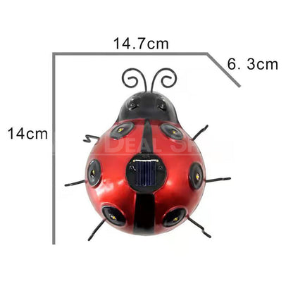 Skorter | Solar-Powered Metal Ladybug Light