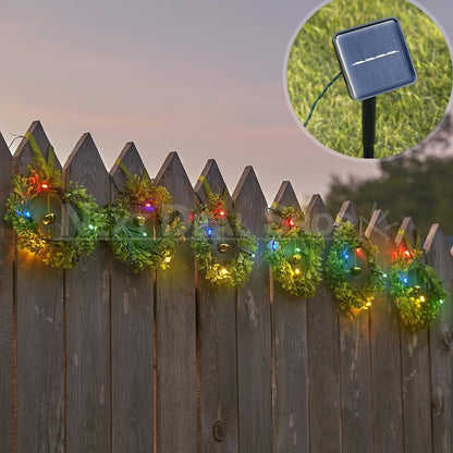 Skorter | Solar-Powered Mini Wreath LED Light String